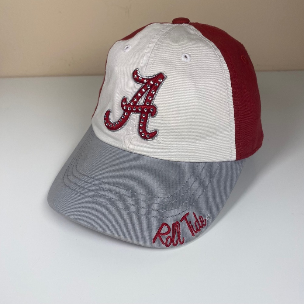 Captivating‎ Headwear Alabama Baseball Cap Rhinestone Roll Tide Hat